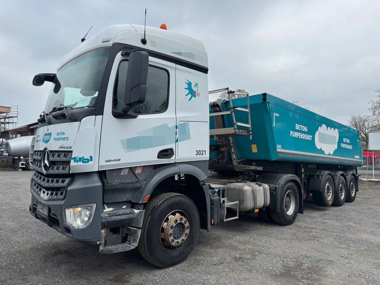 סמיטריילר עם מזהיר Schmitz Cargobull Cargobull SKI 24 SL7.2 Alu Kippauflieger 3 Achse: תמונה 10