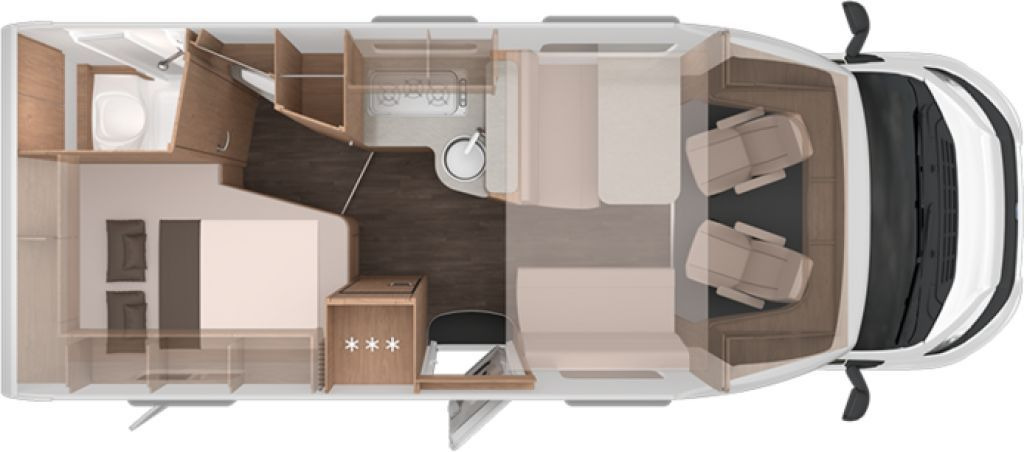 Knaus L!VE WAVE 650 MF Platinum Selection Vermieterpak - רכב ממונע חצי-משולב: תמונה 2 Knaus L!VE WAVE 650 MF Platinum Selection Vermieterpak - רכב ממונע חצי-משולב: תמונה 2