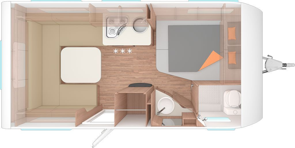 Weinsberg CaraOne 450 FU Dachklima/Markise - קרוואן נגרר: תמונה 2 Weinsberg CaraOne 450 FU Dachklima/Markise - קרוואן נגרר: תמונה 2