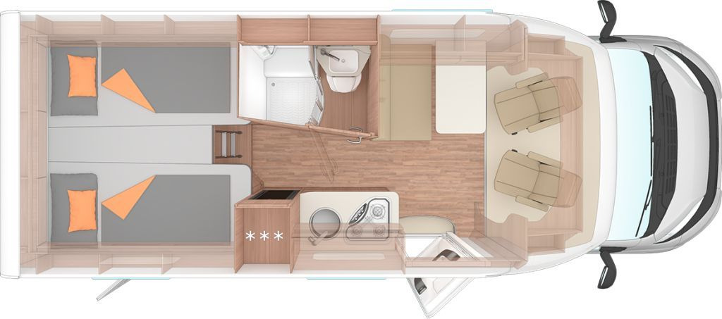 Weinsberg CaraSuite 650 MEG Gute Zuladung - רכב ממונע חצי-משולב: תמונה 2 Weinsberg CaraSuite 650 MEG Gute Zuladung - רכב ממונע חצי-משולב: תמונה 2