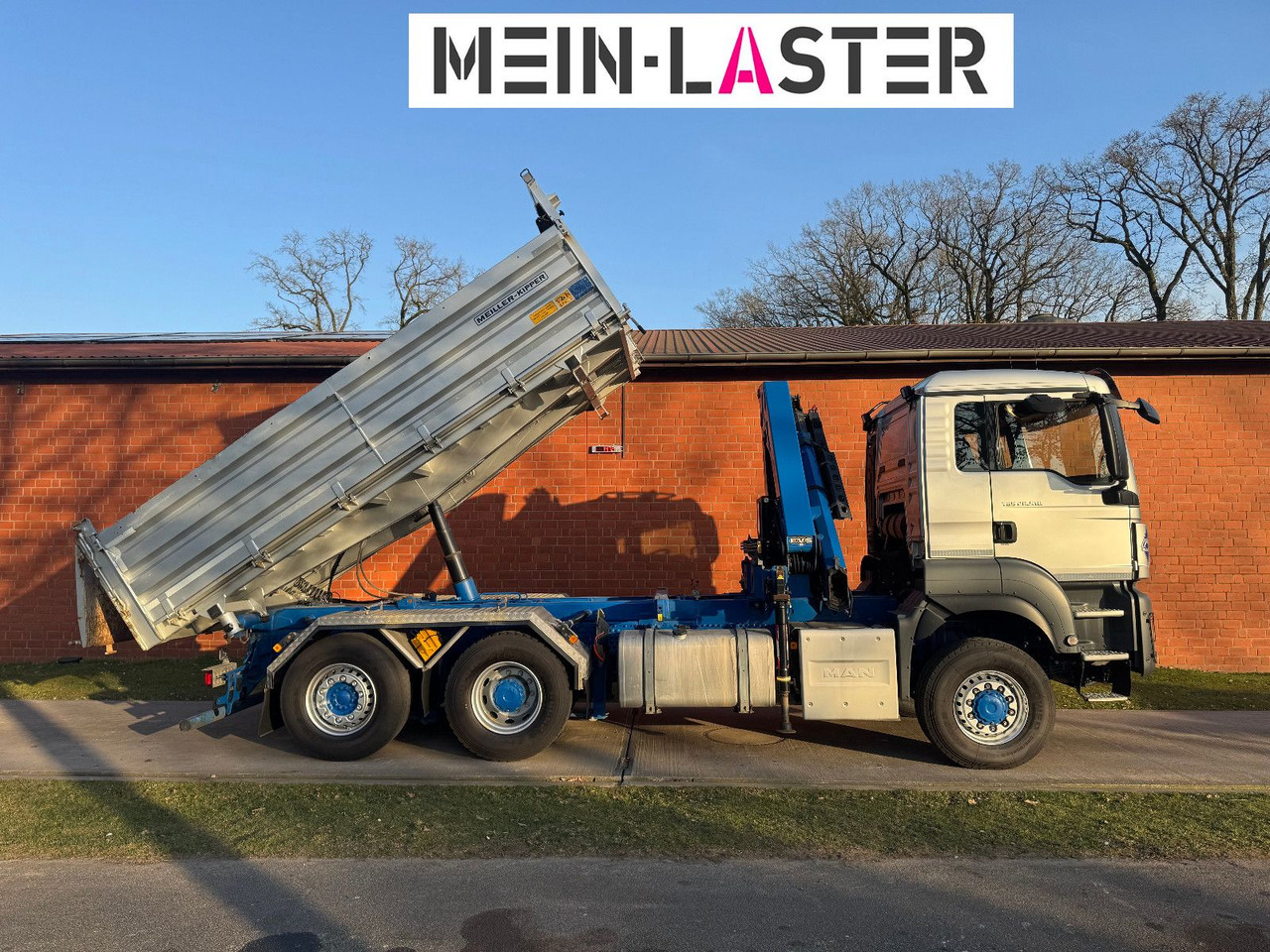 MAN Aufbau Meiller Bordmatik + HMF 1330 K4 15m Funk - מזהיר, משאית מנוף: תמונה 5 MAN Aufbau Meiller Bordmatik + HMF 1330 K4 15m Funk - מזהיר, משאית מנוף: תמונה 5