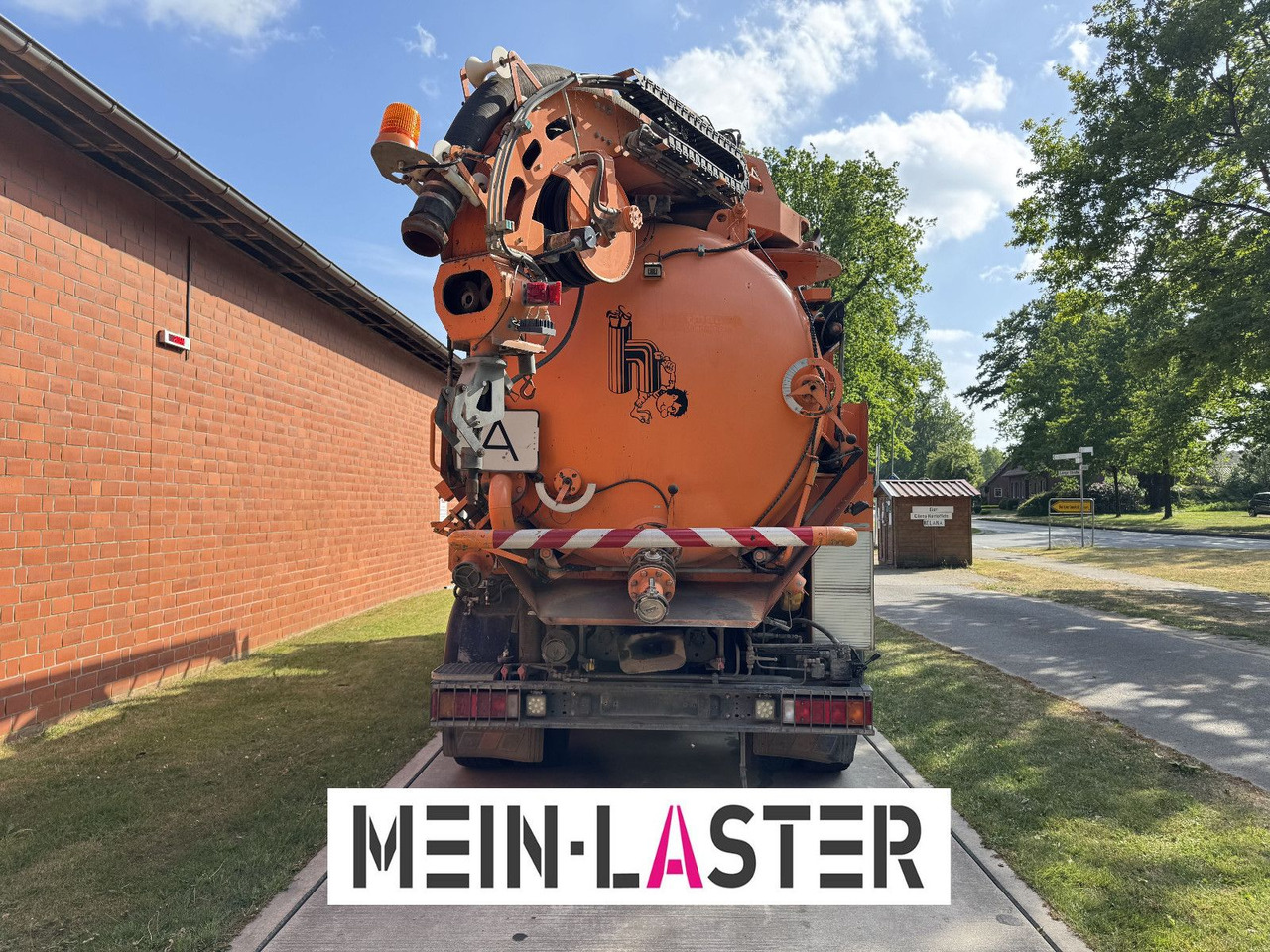 משאית ואקום MAN FE 410 Assmann Saug HD Spüler Recycling +  FB.: תמונה 12