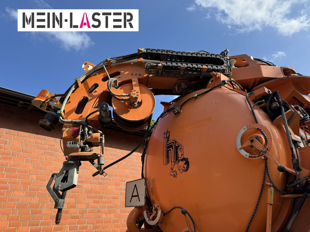משאית ואקום MAN FE 410 Assmann Saug HD Spüler Recycling +  FB.: תמונה 13