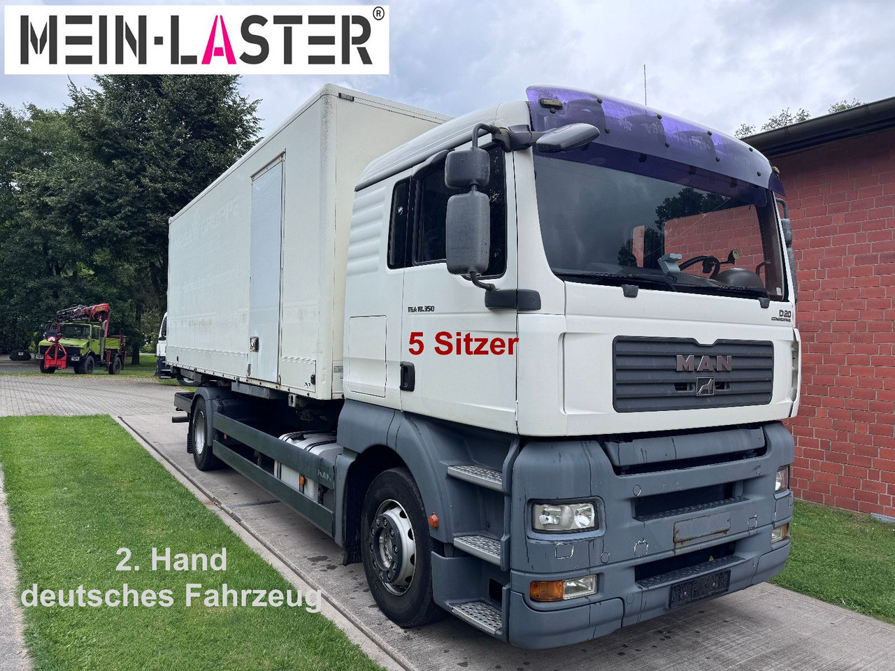 MAN TGA 18.350 BDF 5 Sitzer Klima nur 209.380 km - משאית תיבה: תמונה 1 MAN TGA 18.350 BDF 5 Sitzer Klima nur 209.380 km - משאית תיבה: תמונה 1