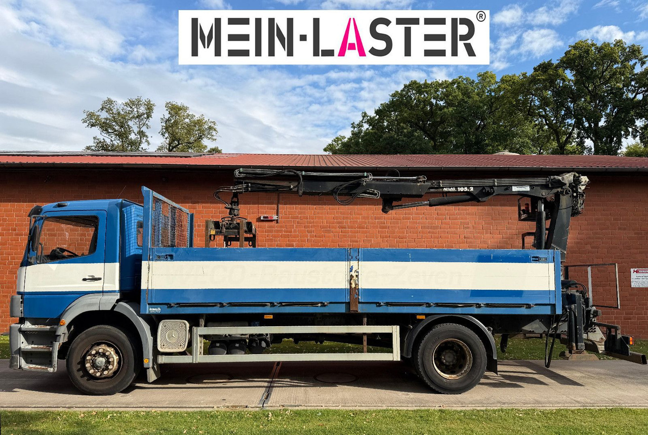 Mercedes-Benz 1823 Atego Atlas 105.2 1.Hand nur 226.000 km - משאית צד נופל/ שטוחה, משאית מנוף: תמונה 4 Mercedes-Benz 1823 Atego Atlas 105.2 1.Hand nur 226.000 km - משאית צד נופל/ שטוחה, משאית מנוף: תמונה 4