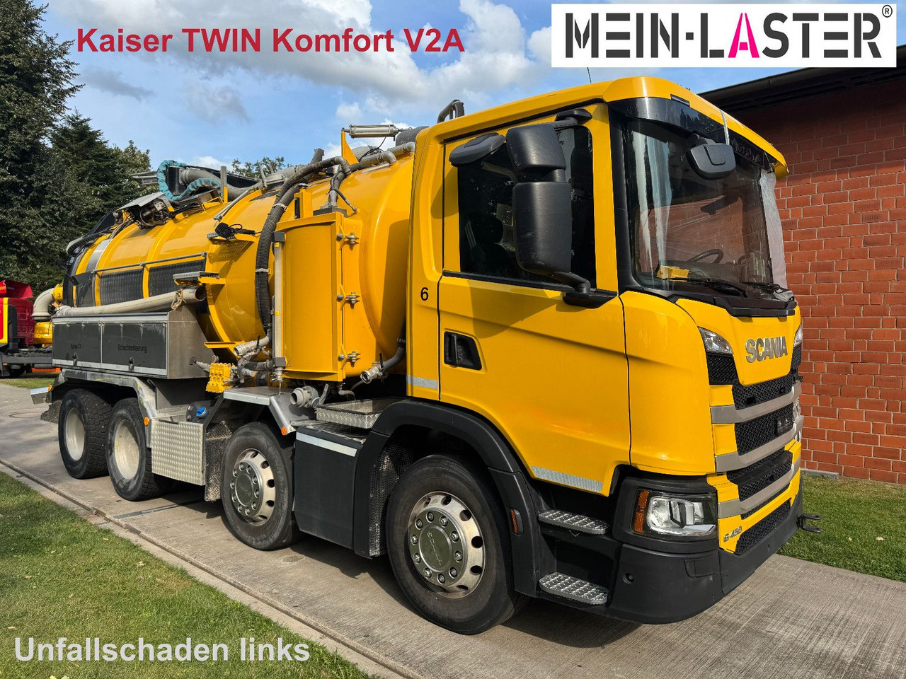 Scania G 450 8x4 Kaiser Twister Komfort V2A Funk - משאית ואקום: תמונה 1 Scania G 450 8x4 Kaiser Twister Komfort V2A Funk - משאית ואקום: תמונה 1