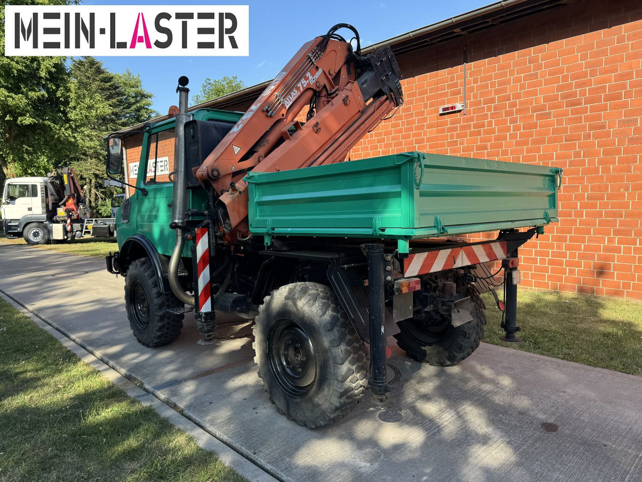 Unimog U 1200 Atlas 75.2 Kran 14 m Funk FB *1. Hand - משאית מנוף: תמונה 5 Unimog U 1200 Atlas 75.2 Kran 14 m Funk FB *1. Hand - משאית מנוף: תמונה 5
