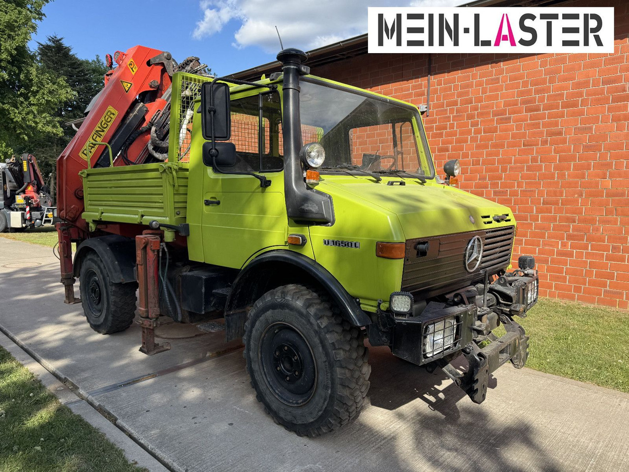 Unimog U 1650 PK 10500 Kran 15 m max. 3,9 t Seilwinde - משאית מנוף: תמונה 3 Unimog U 1650 PK 10500 Kran 15 m max. 3,9 t Seilwinde - משאית מנוף: תמונה 3