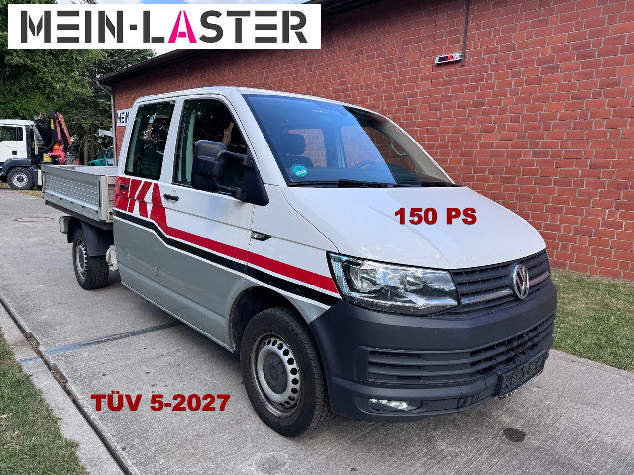 Volkswagen VW T6 2.0 TDI Doka Pritsche 6 Sitzer TÜV 5-27 - כלי רכב מסחרי במיטה שטוחה, כלי רכב מסחרי קומבי: תמונה 1 Volkswagen VW T6 2.0 TDI Doka Pritsche 6 Sitzer TÜV 5-27 - כלי רכב מסחרי במיטה שטוחה, כלי רכב מסחרי קומבי: תמונה 1