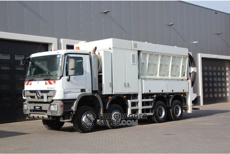 Mercedes-Benz Actros 4141 RSP 2014 Saugbagger 8x8 - משאית ואקום: תמונה 1 Mercedes-Benz Actros 4141 RSP 2014 Saugbagger 8x8 - משאית ואקום: תמונה 1