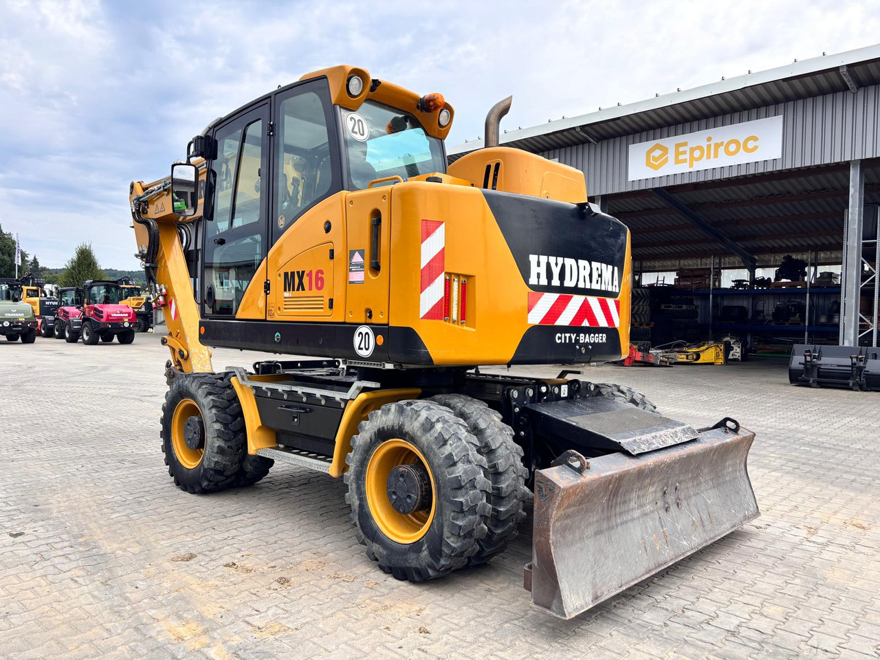 Hydrema MX 16G - מחפר גלגלים: תמונה 4 Hydrema MX 16G - מחפר גלגלים: תמונה 4