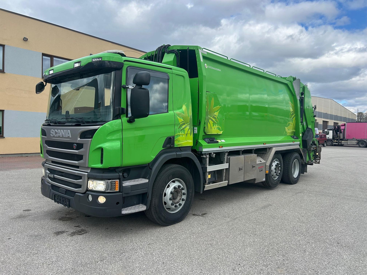 SCANIA P410 - משאית אשפה: תמונה 2 SCANIA P410 - משאית אשפה: תמונה 2