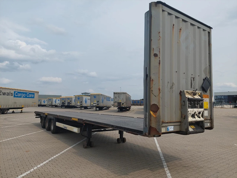 Krone 12x 2015 MEGA P400 HUCKEPACK FLAT + 2 x Stacks van 2x 2015 MEGA P400 HUCKEPACK - סמיטריילר צד נופל/ שטוח: תמונה 1 Krone 12x 2015 MEGA P400 HUCKEPACK FLAT + 2 x Stacks van 2x 2015 MEGA P400 HUCKEPACK - סמיטריילר צד נופל/ שטוח: תמונה 1
