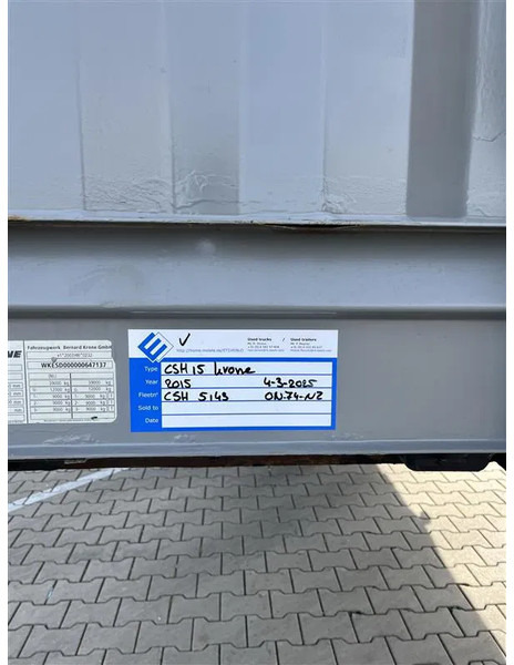Krone 150x 2015 XL MEGA P400 HUCKEPACK - סמיטריילר בתיבה סגורה: תמונה 2 Krone 150x 2015 XL MEGA P400 HUCKEPACK - סמיטריילר בתיבה סגורה: תמונה 2