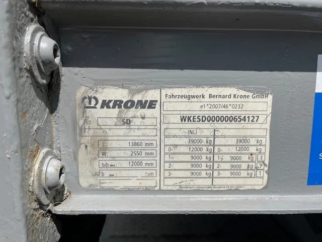 Krone 2x stack of 4x mega flat trailer - סמיטריילר צד נופל/ שטוח: תמונה 3 Krone 2x stack of 4x mega flat trailer - סמיטריילר צד נופל/ שטוח: תמונה 3