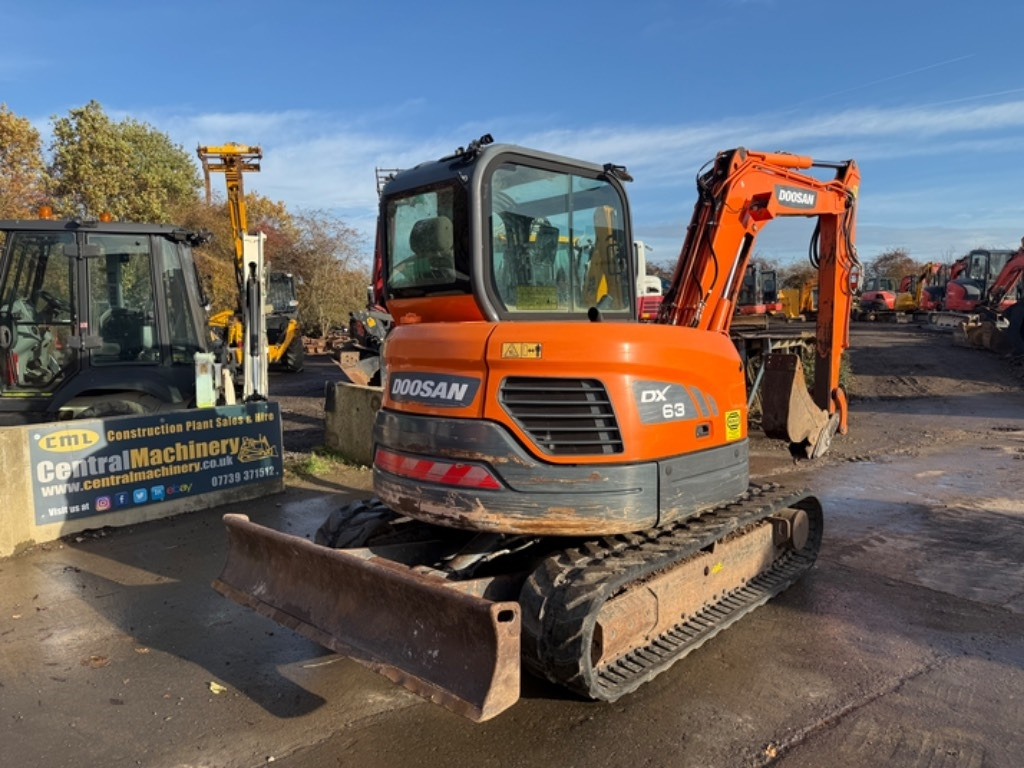 Doosan DX 63-3 - מיני מחפר: תמונה 4 Doosan DX 63-3 - מיני מחפר: תמונה 4
