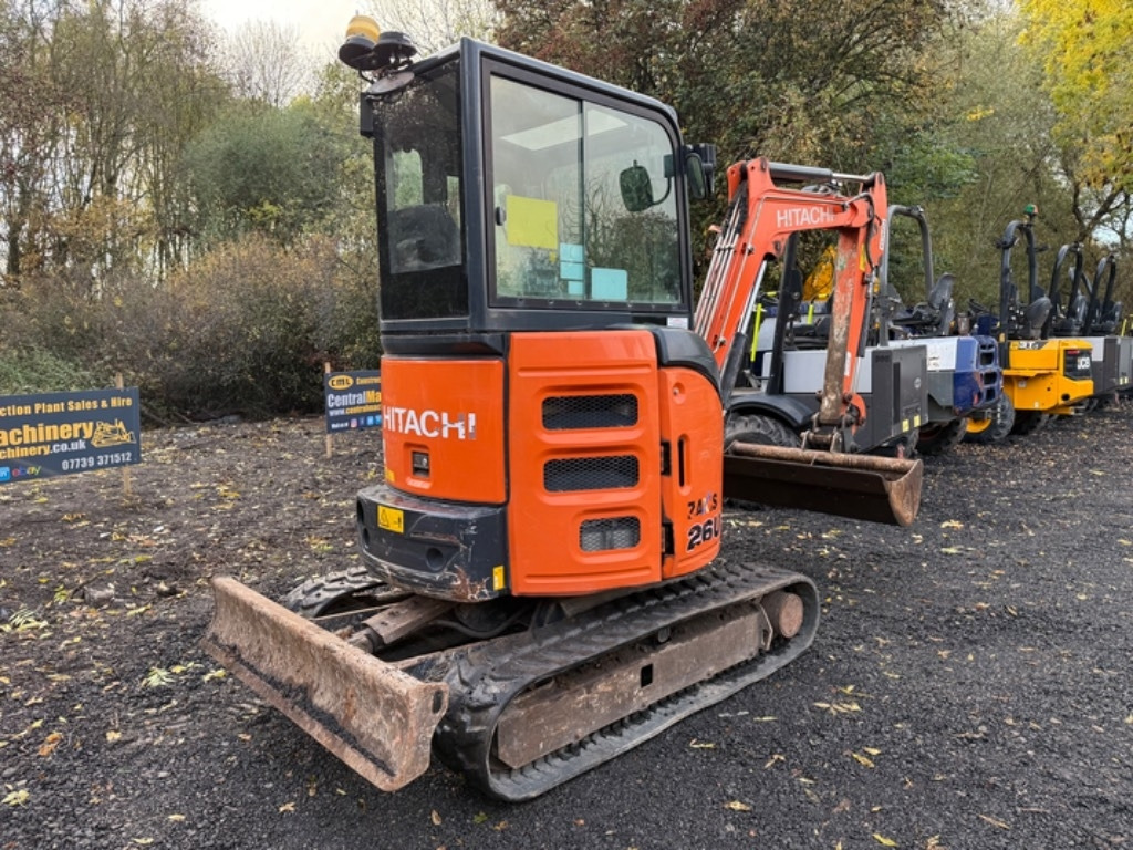 Hitachi ZX 26 U-5 A CR - מיני מחפר: תמונה 3 Hitachi ZX 26 U-5 A CR - מיני מחפר: תמונה 3