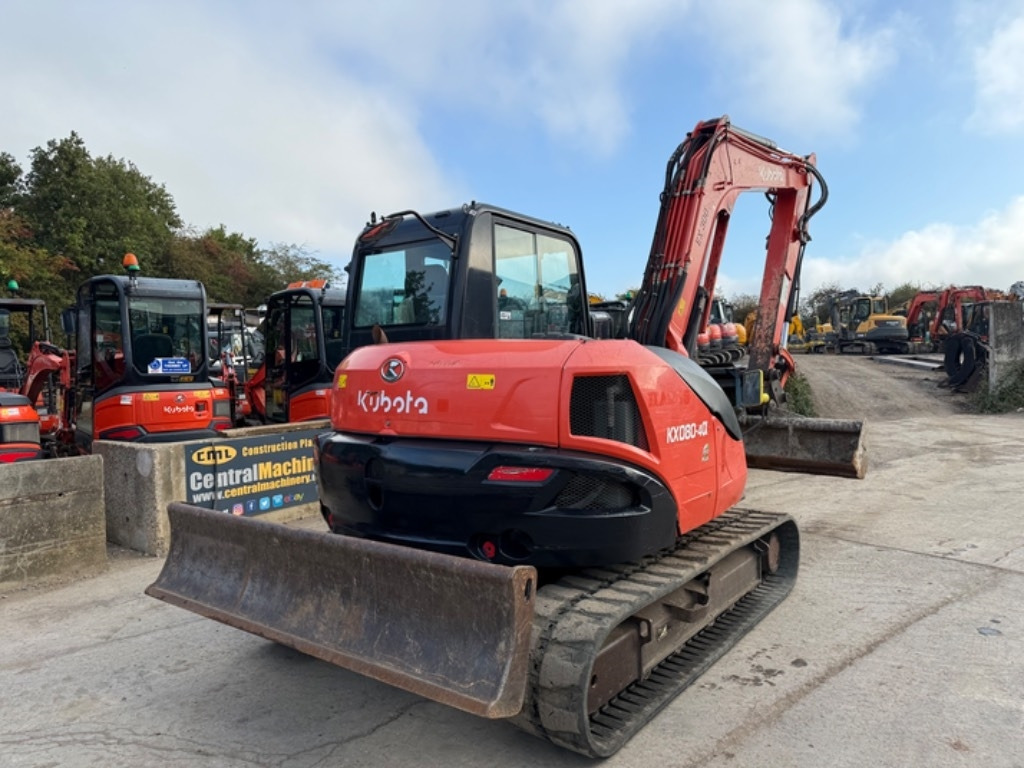 Kubota KX 080-4 - מיני מחפר: תמונה 5 Kubota KX 080-4 - מיני מחפר: תמונה 5