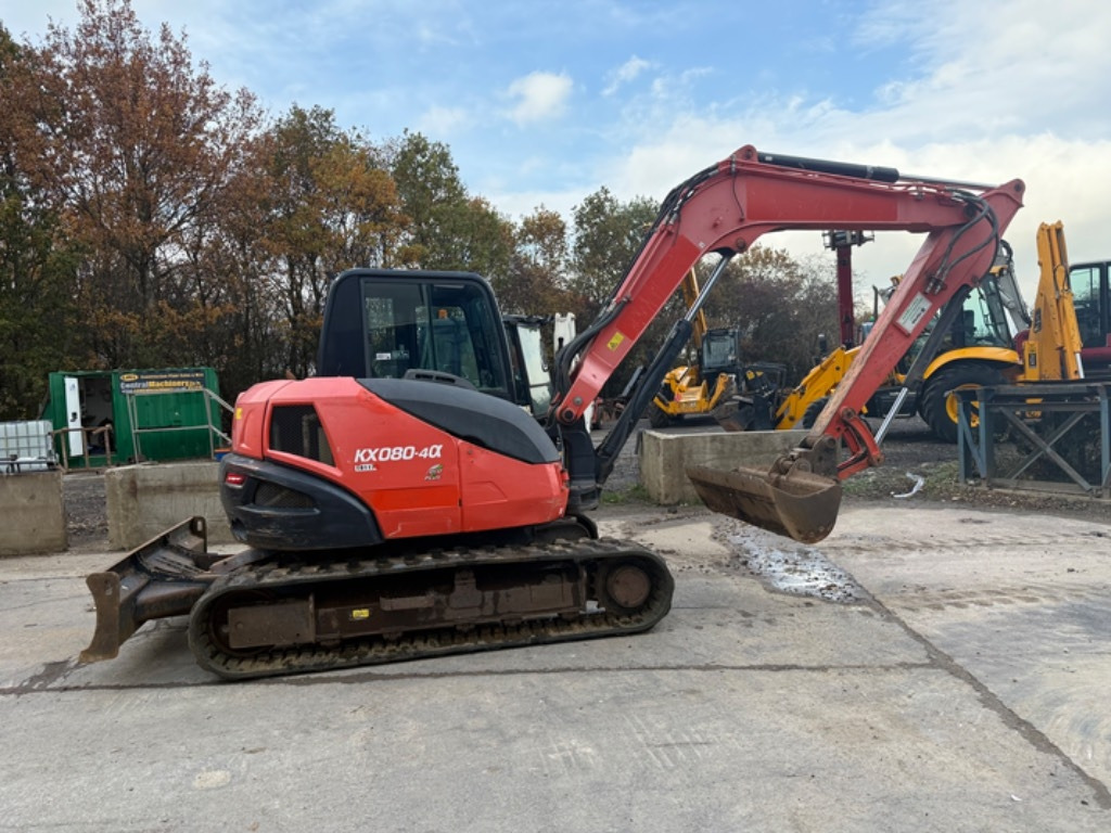 Kubota KX 080-4 - מיני מחפר: תמונה 1 Kubota KX 080-4 - מיני מחפר: תמונה 1