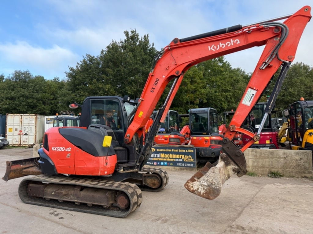 Kubota KX 080-4 - מיני מחפר: תמונה 3 Kubota KX 080-4 - מיני מחפר: תמונה 3