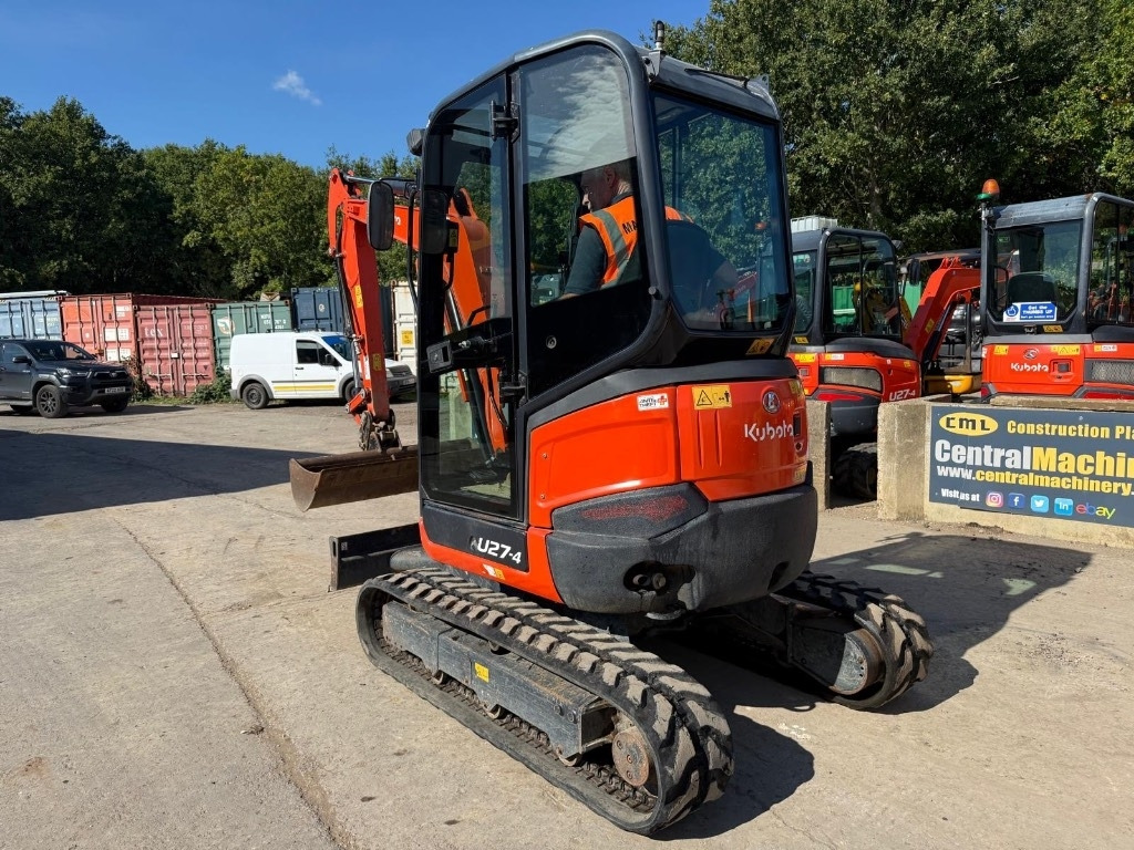 Kubota U 27-4 - מיני מחפר: תמונה 4 Kubota U 27-4 - מיני מחפר: תמונה 4
