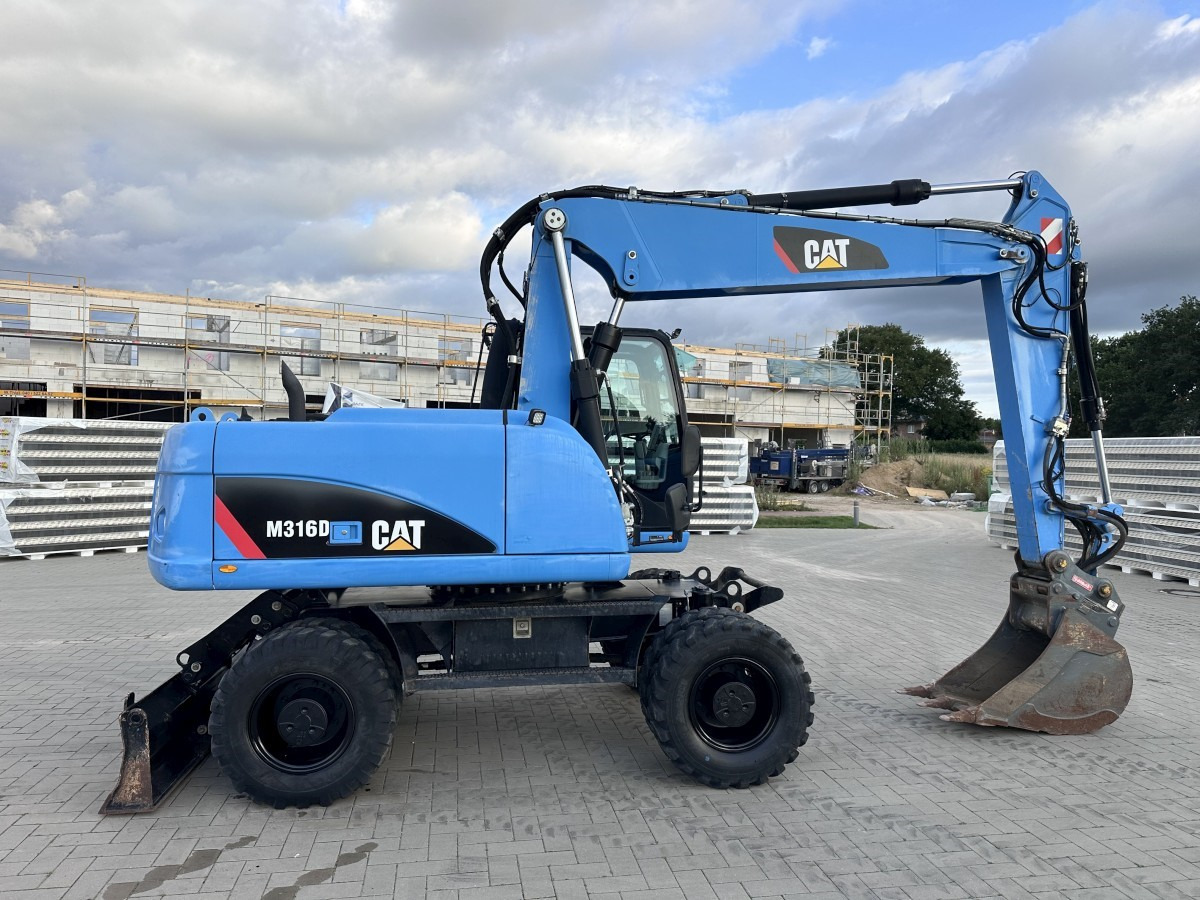 CATERPILLAR M 316 D Oil Quick OQ 65 Deutsche Maschine Top ! - מחפר גלגלים: תמונה 2 CATERPILLAR M 316 D Oil Quick OQ 65 Deutsche Maschine Top ! - מחפר גלגלים: תמונה 2