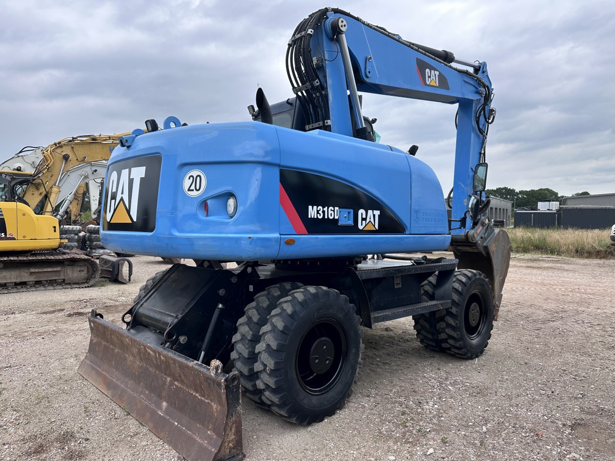 CATERPILLAR M 316 D Oil Quick OQ 65 Deutsche Maschine Top ! - מחפר גלגלים: תמונה 4 CATERPILLAR M 316 D Oil Quick OQ 65 Deutsche Maschine Top ! - מחפר גלגלים: תמונה 4