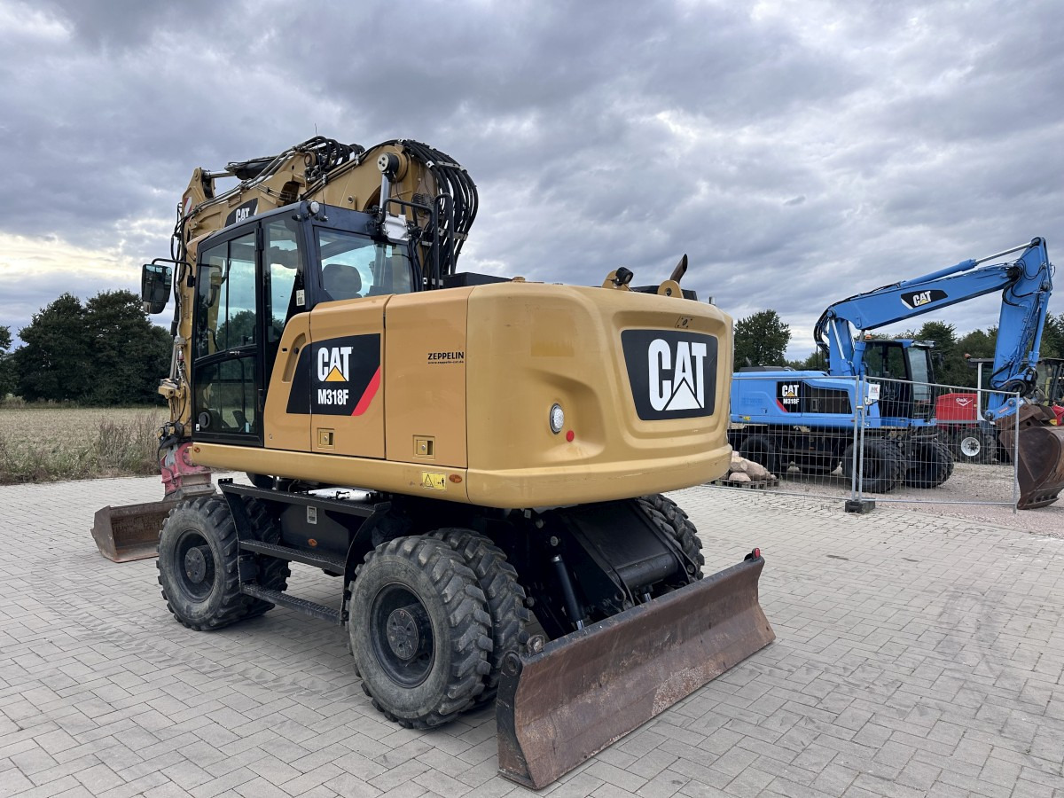 CATERPILLAR M 318 F Offset boom Deutsche Maschine Top ! - מחפר גלגלים: תמונה 5 CATERPILLAR M 318 F Offset boom Deutsche Maschine Top ! - מחפר גלגלים: תמונה 5