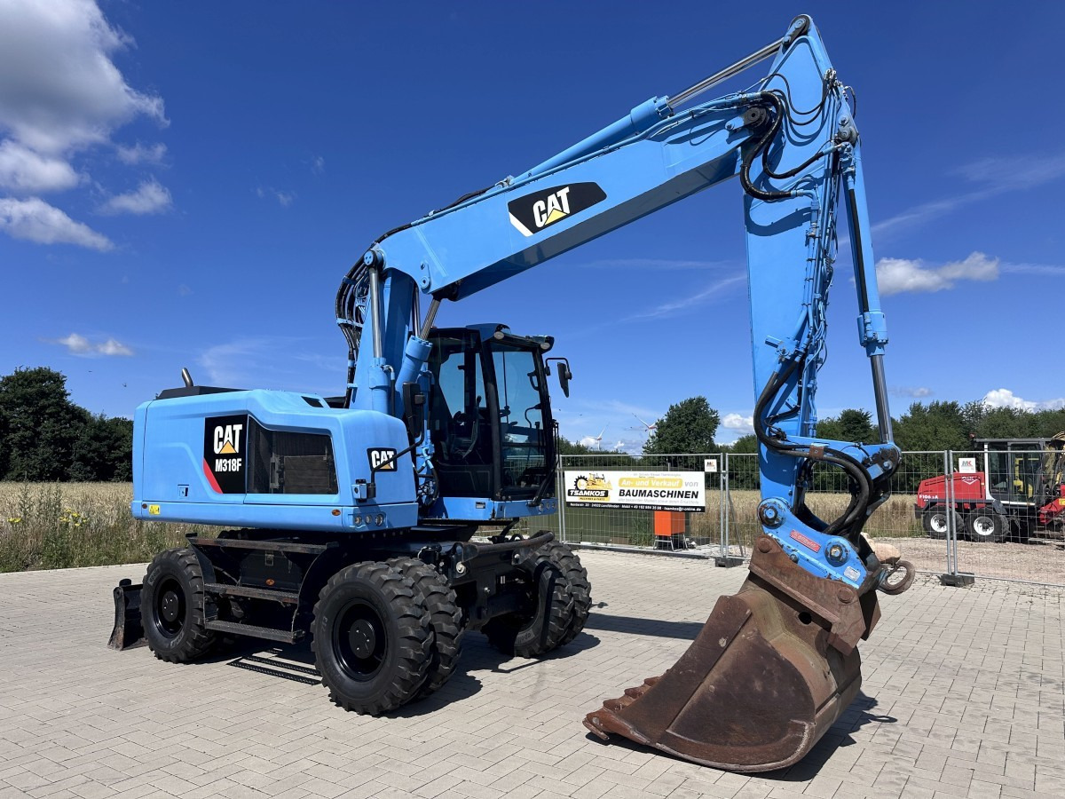CATERPILLAR M 318 F Oil Quick OQ 65 Deutsche Maschine Top ! - מחפר גלגלים: תמונה 4 CATERPILLAR M 318 F Oil Quick OQ 65 Deutsche Maschine Top ! - מחפר גלגלים: תמונה 4