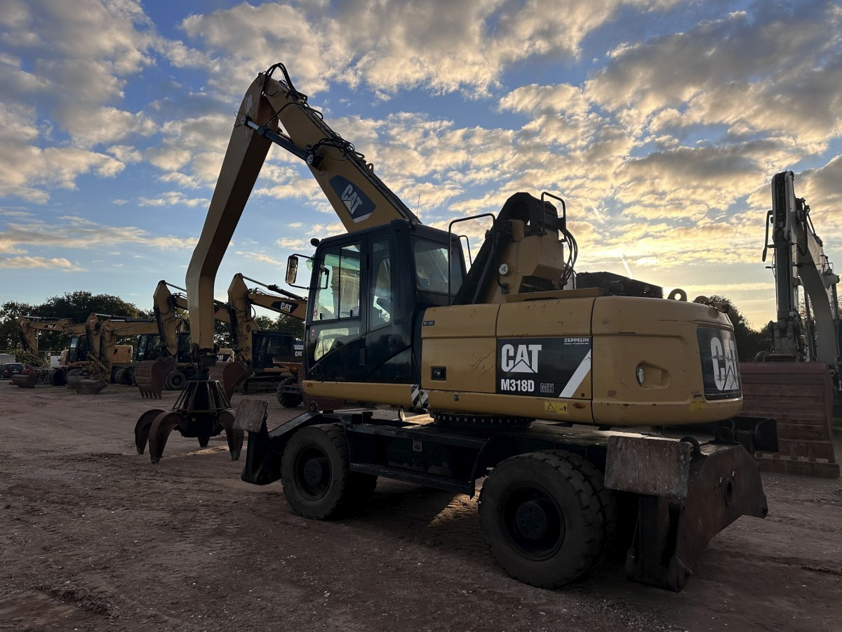 CATERPILLAR M 318 MH mit Greifer Kein 3022 3026 320 322 - מטפל בפסולת/ תעשייתי: תמונה 4 CATERPILLAR M 318 MH mit Greifer Kein 3022 3026 320 322 - מטפל בפסולת/ תעשייתי: תמונה 4
