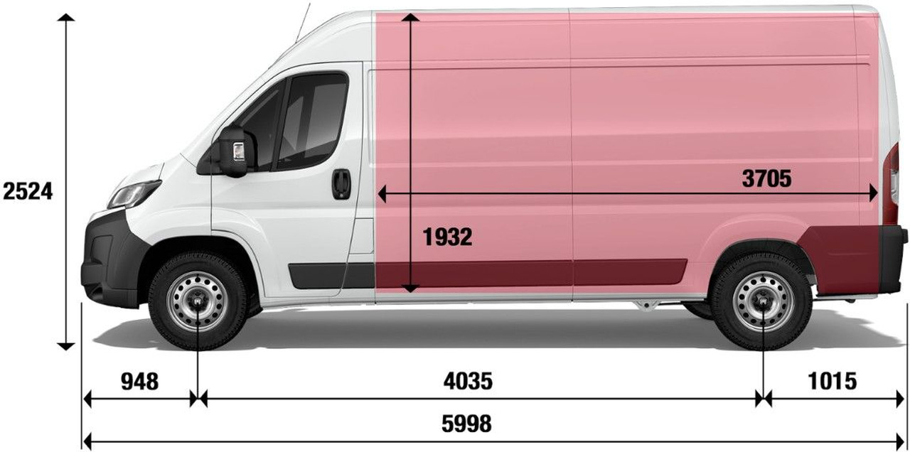 כלי רכב מסחרי עם לוח Fiat Ducato  35H L4H2 140 Kastenwagen 2025: תמונה 6