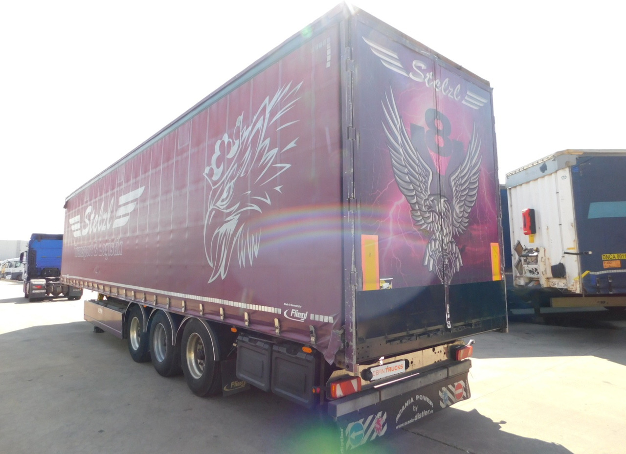 Fliegl Sds 390 - סמיטריילר עם וילונות צד: תמונה 4 Fliegl Sds 390 - סמיטריילר עם וילונות צד: תמונה 4