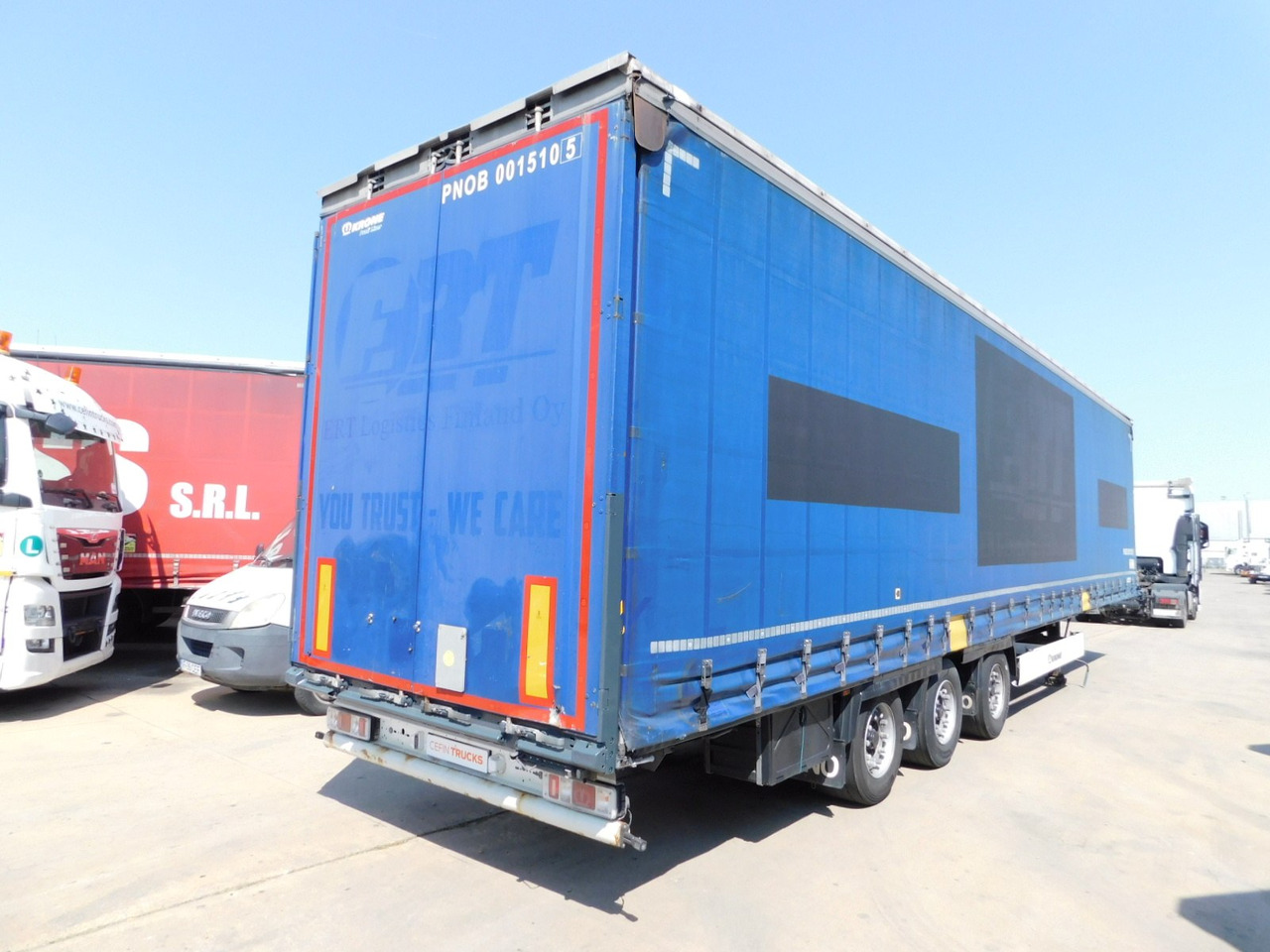 Krone Sd da06clnf - סמיטריילר עם וילונות צד: תמונה 3 Krone Sd da06clnf - סמיטריילר עם וילונות צד: תמונה 3