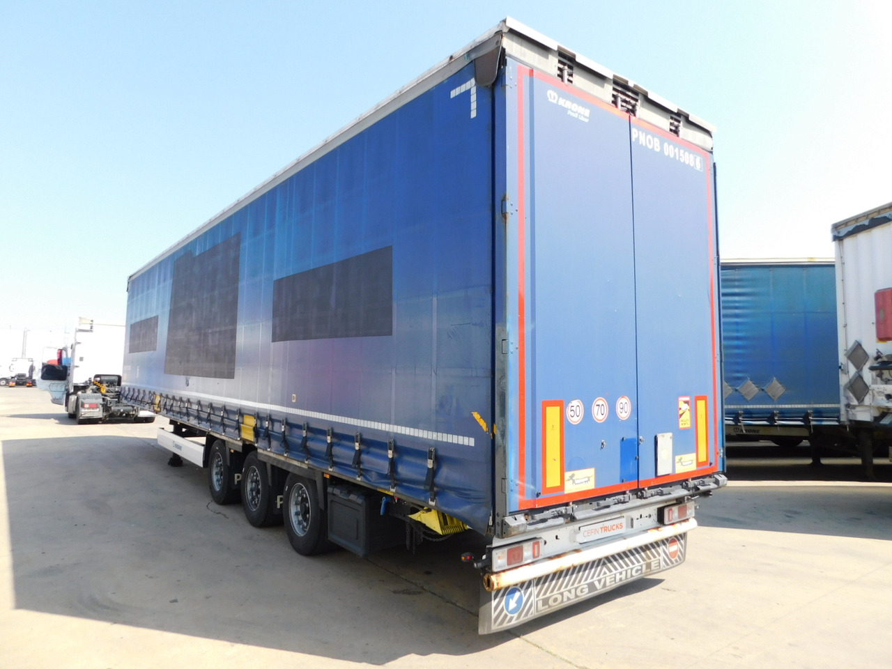 Krone Sd da06clnf - סמיטריילר עם וילונות צד: תמונה 4 Krone Sd da06clnf - סמיטריילר עם וילונות צד: תמונה 4