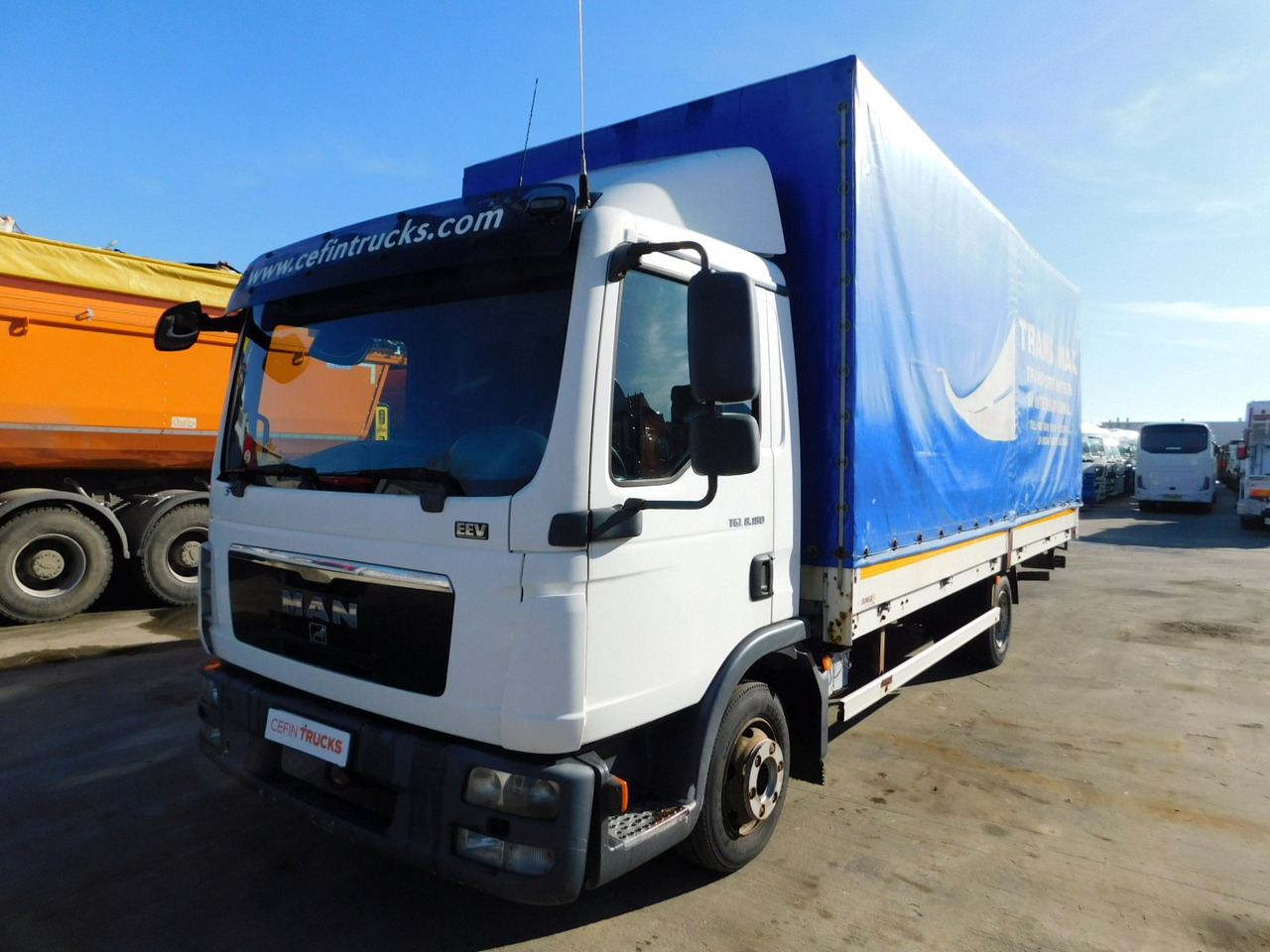 Man Tgl 8180 - משאית וילונות צד: תמונה 1 Man Tgl 8180 - משאית וילונות צד: תמונה 1