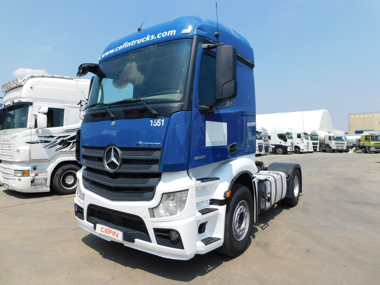 Mercedes Actros 1845 - יחידת טרקטור: תמונה 1 Mercedes Actros 1845 - יחידת טרקטור: תמונה 1