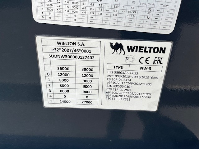 WIELTON SCRAP MASTER 55cbm SCHROTTMULDE - סמיטריילר עם מזהיר: תמונה 2 WIELTON SCRAP MASTER 55cbm SCHROTTMULDE - סמיטריילר עם מזהיר: תמונה 2