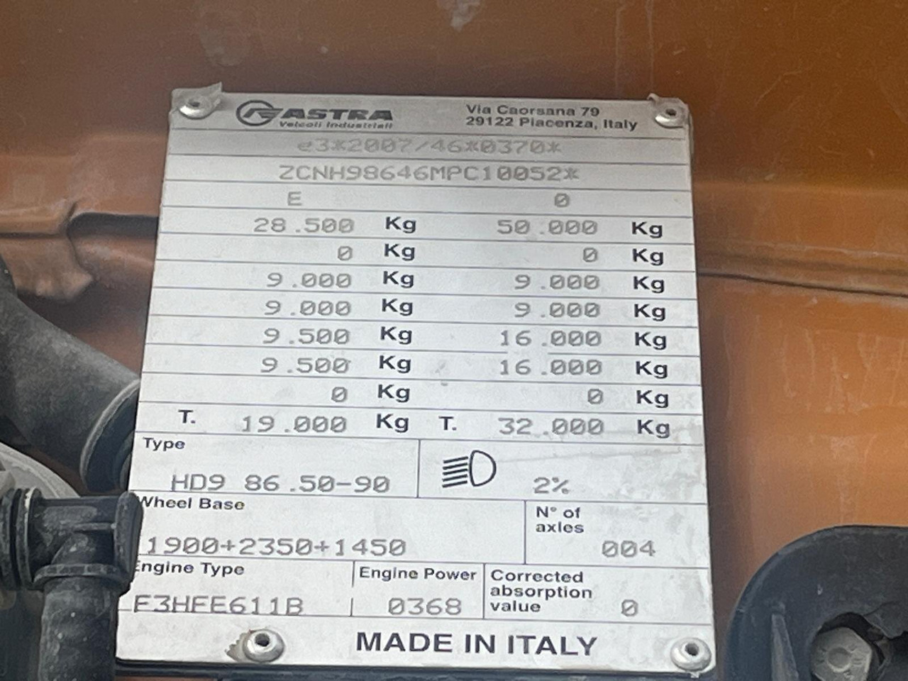 ASTRA HD9 86.50-90 8x6 ASTRA HD9 86.50-90 8x6, Unfallschaden, Cursor 13 - משאית עם שלדת תא: תמונה 5 ASTRA HD9 86.50-90 8x6 ASTRA HD9 86.50-90 8x6, Unfallschaden, Cursor 13 - משאית עם שלדת תא: תמונה 5