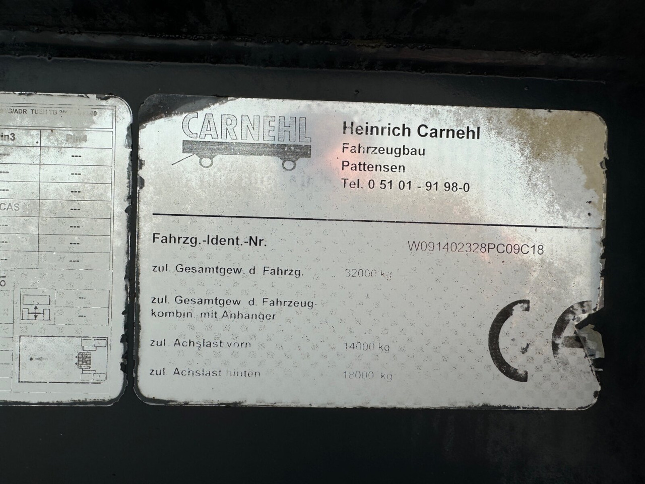 Carnehl CHKS/HH CHKS/HH, Stahlmulde ca. 25m³ - סמיטריילר: תמונה 2 Carnehl CHKS/HH CHKS/HH, Stahlmulde ca. 25m³ - סמיטריילר: תמונה 2