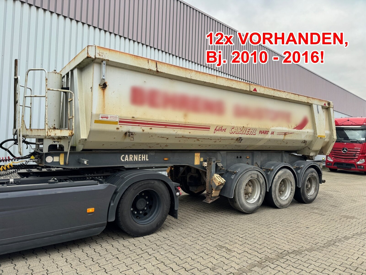 Carnehl CHKS/HH CHKS/HH, Stahlmulde ca. 26m³, 20x VORHANDEN, Liftachse - סמיטריילר עם מזהיר: תמונה 1 Carnehl CHKS/HH CHKS/HH, Stahlmulde ca. 26m³, 20x VORHANDEN, Liftachse - סמיטריילר עם מזהיר: תמונה 1
