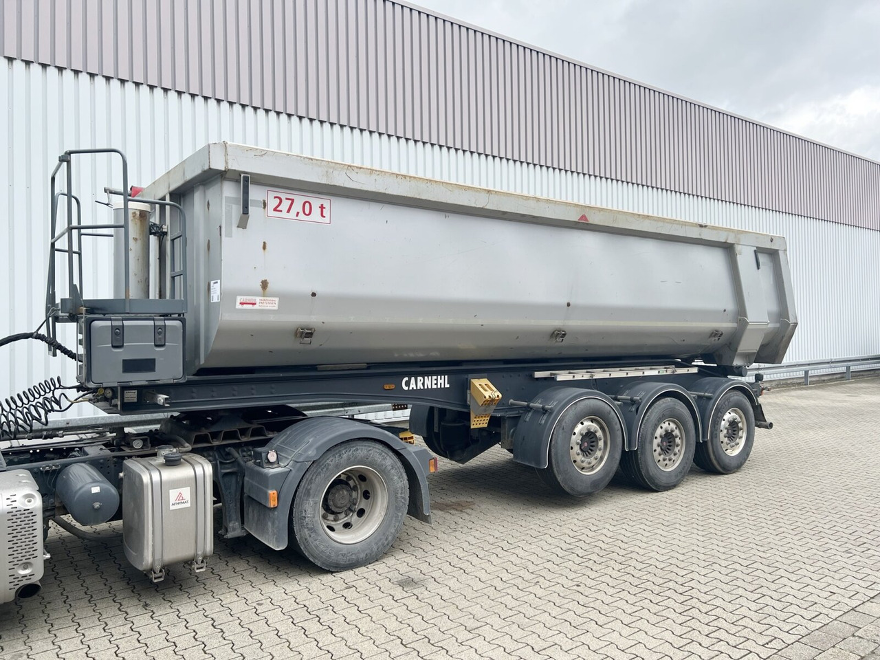 Carnehl CHKS/HH CHKS/HH, Stahlmulde ca. 26m³, 8x VORHANDEN, Liftachse - סמיטריילר עם מזהיר: תמונה 1 Carnehl CHKS/HH CHKS/HH, Stahlmulde ca. 26m³, 8x VORHANDEN, Liftachse - סמיטריילר עם מזהיר: תמונה 1