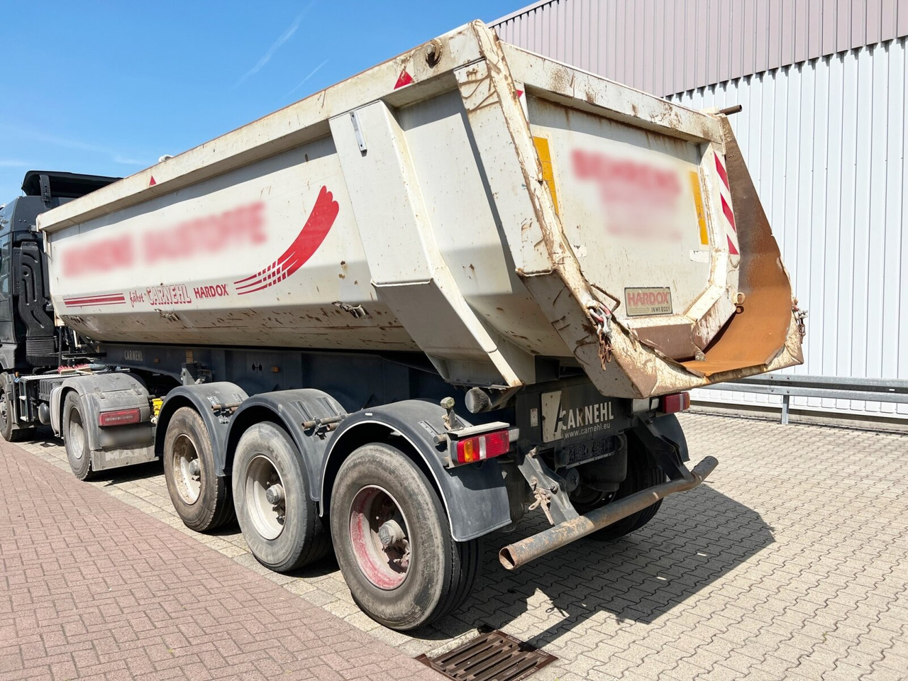 סמיטריילר עם מזהיר Carnehl CHKS/HH CHKS/HH, Stahlmulde ca. 26m³, Liftachse: תמונה 7