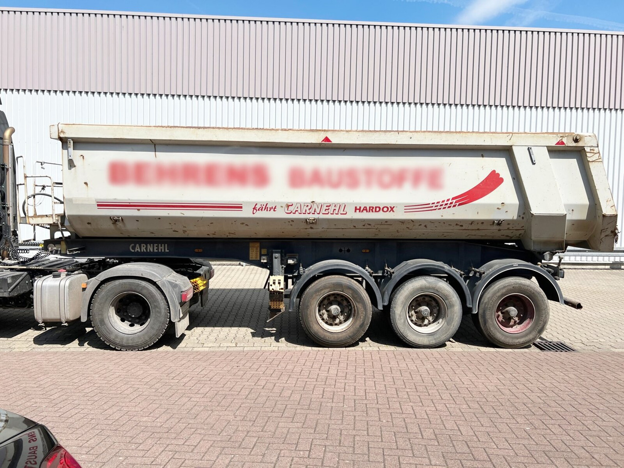 סמיטריילר עם מזהיר Carnehl CHKS/HH CHKS/HH, Stahlmulde ca. 26m³, Liftachse: תמונה 6