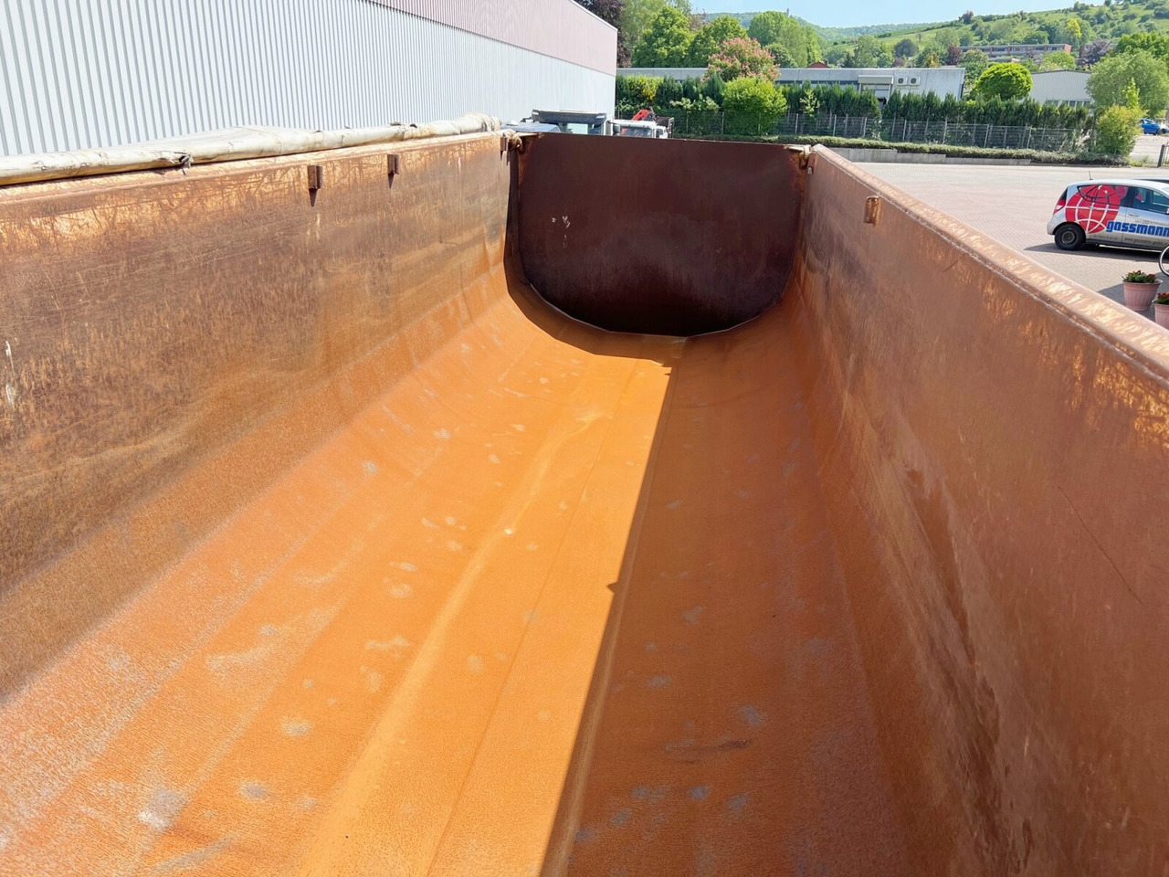 סמיטריילר עם מזהיר Carnehl CHKS/HH CHKS/HH, Stahlmulde ca. 26m³, Liftachse: תמונה 10
