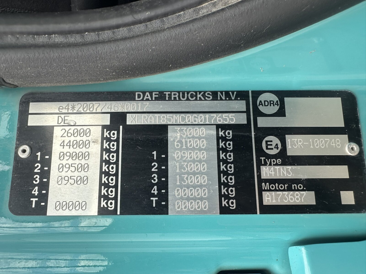 DAF CF 85.460 6x4 CF 85.460 6x4, Bordmatik links - מזהיר: תמונה 4 DAF CF 85.460 6x4 CF 85.460 6x4, Bordmatik links - מזהיר: תמונה 4