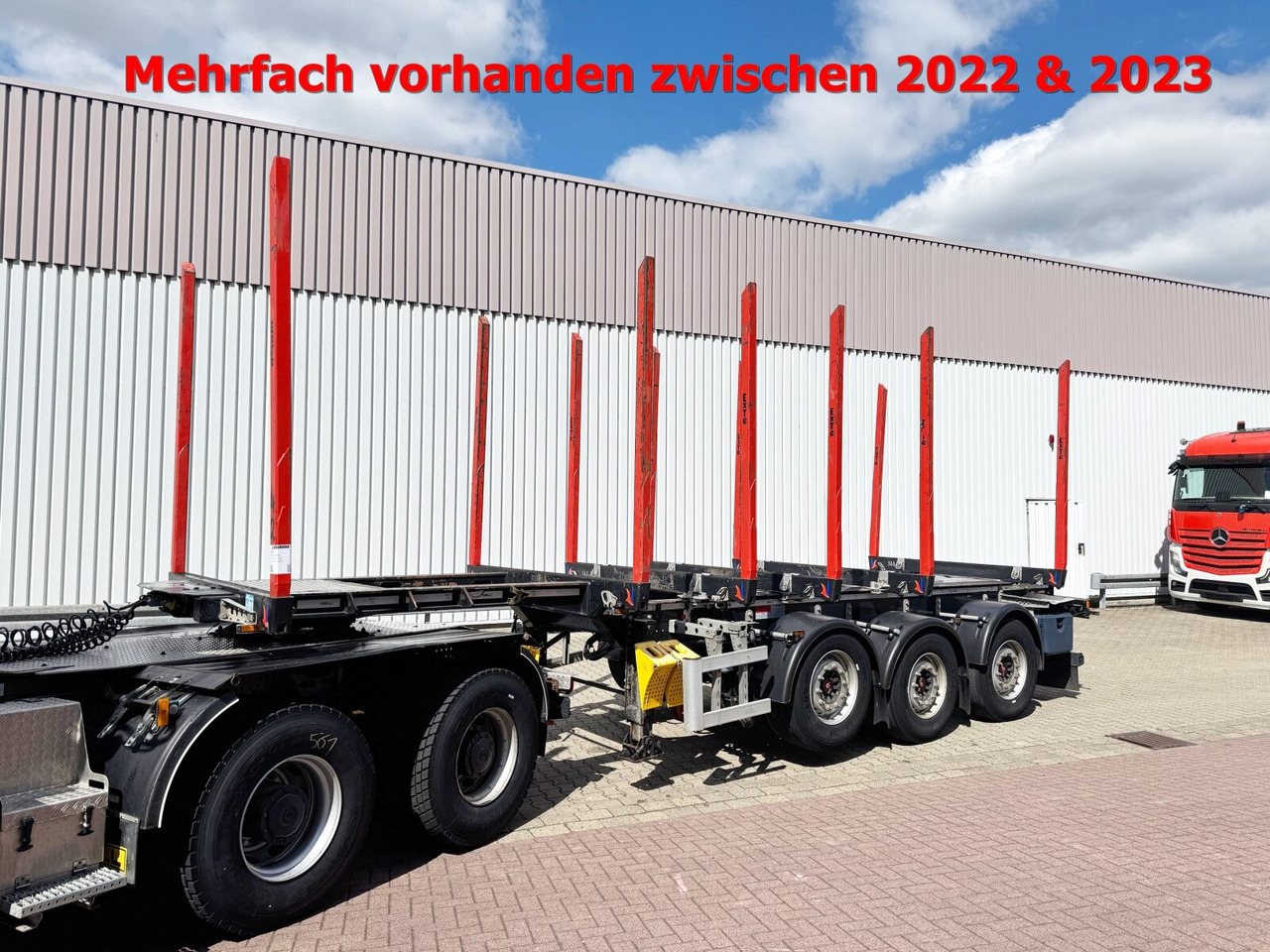 Doll LOGO H3L-14XL LOGO H3L-14XL, Liftachse, Nachlauflenkachse, teleskopierbar 9,4m-12,9 - סמיטריילר עץ: תמונה 1 Doll LOGO H3L-14XL LOGO H3L-14XL, Liftachse, Nachlauflenkachse, teleskopierbar 9,4m-12,9 - סמיטריילר עץ: תמונה 1