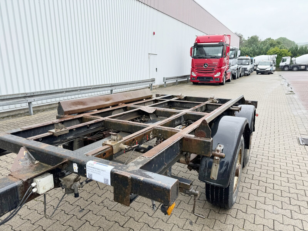 קרון נגרר מתגלגל/ מדלג EACA 135.20 T FUCHS EACA 135.20 T, Absetzanhänger für 1 Mulde: תמונה 10 קרון נגרר מתגלגל/ מדלג EACA 135.20 T FUCHS EACA 135.20 T, Absetzanhänger für 1 Mulde: תמונה 10