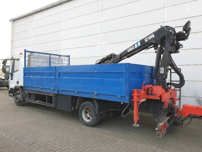 משאית מנוף, משאית צד נופל/ שטוחה Iveco EuroCargo 80E 18 4x2 Euro Cargo ML 80 E 18, Hiab Kran 060-2: תמונה 8