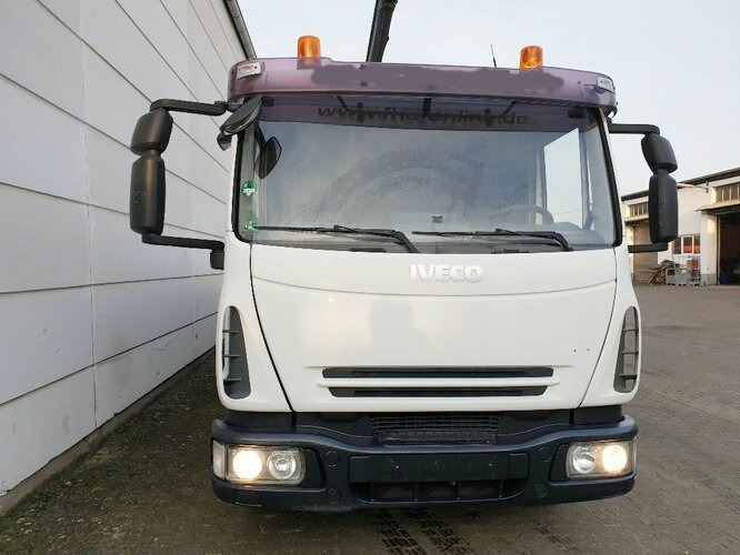 משאית מנוף, משאית צד נופל/ שטוחה Iveco EuroCargo 80E 18 4x2 Euro Cargo ML 80 E 18, Hiab Kran 060-2: תמונה 11