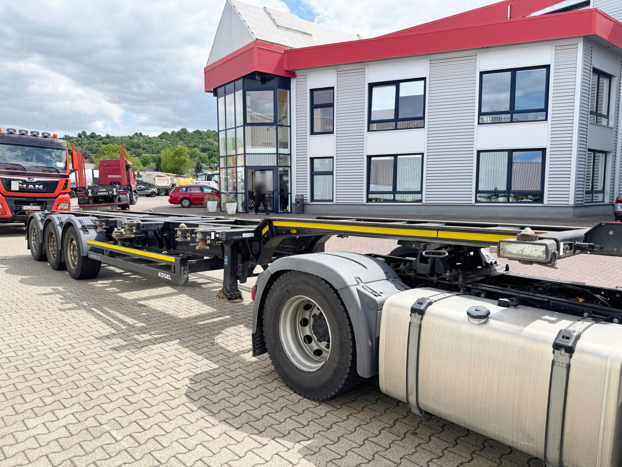 סמיטריילר Kögel Port 45 Simplex Container-Chassis Port 45 Simplex, Container-Chassis, 20/2x20/30/40/45 Fuß, ausziehbar: תמונה 11